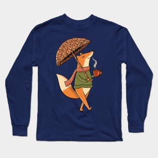 Cozy Fox and umbrella Long Sleeve T-Shirt